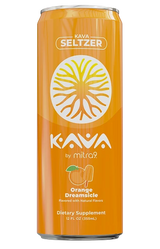 Orange Dreamsicle Kava Seltzer can - front view
