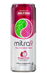 Dragon Fruit Mitragynine Seltzer can — front view