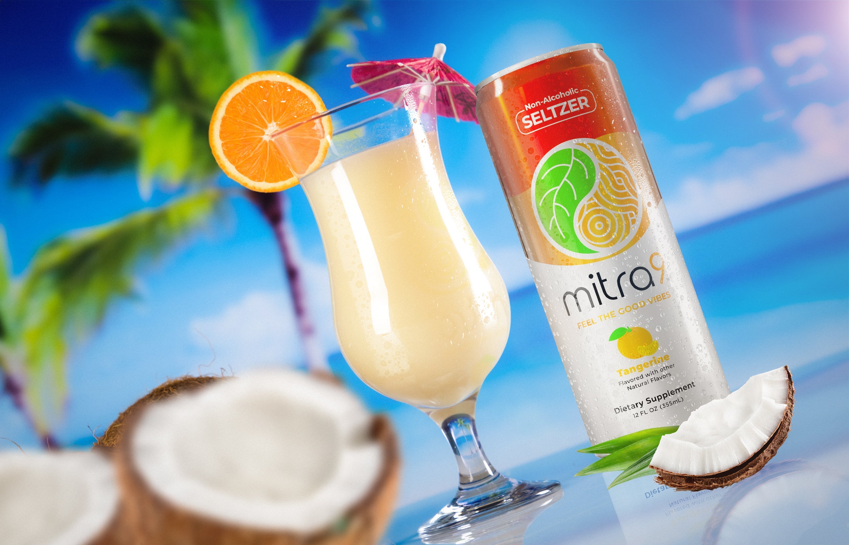 Non Alcoholic Coconut Drink at Beach