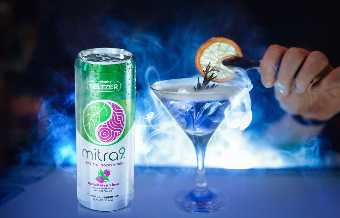 Simple Virgin Blue Lagoon Non Alcoholic Functional Mocktail Drinks Recipe 