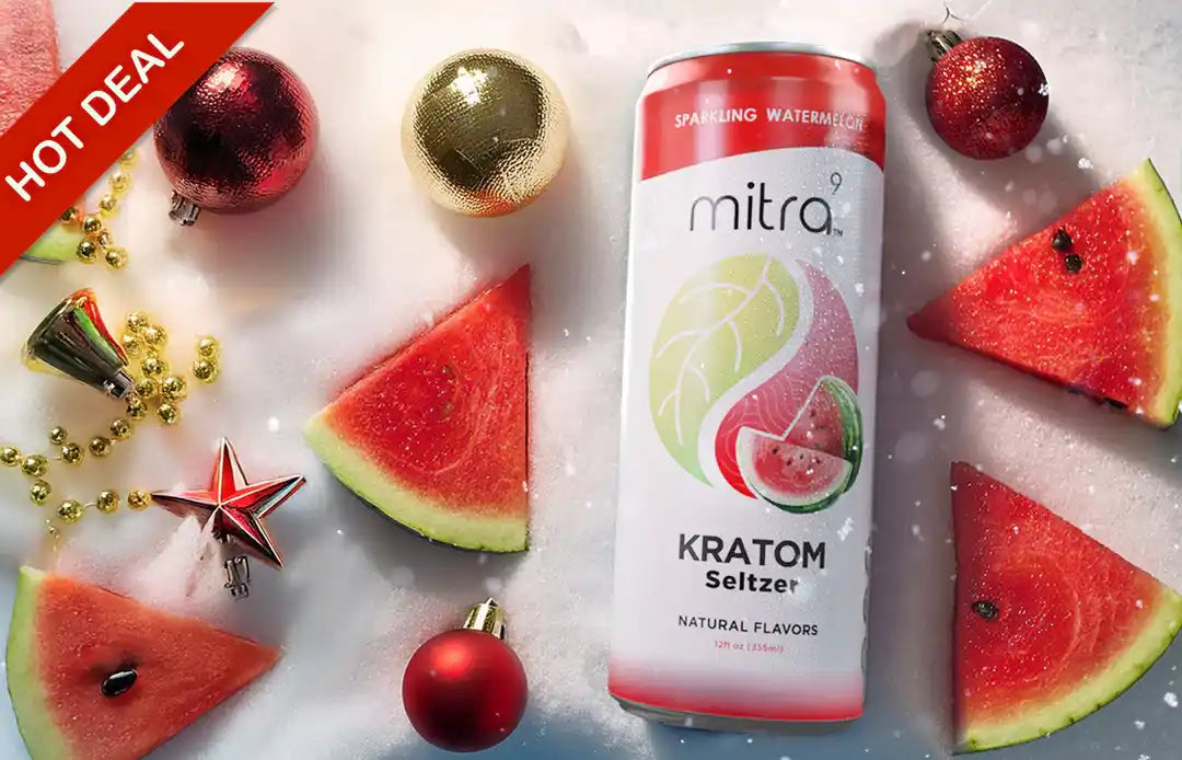 Mitra9 Hot Deals Watermelon Kratom Seltzer