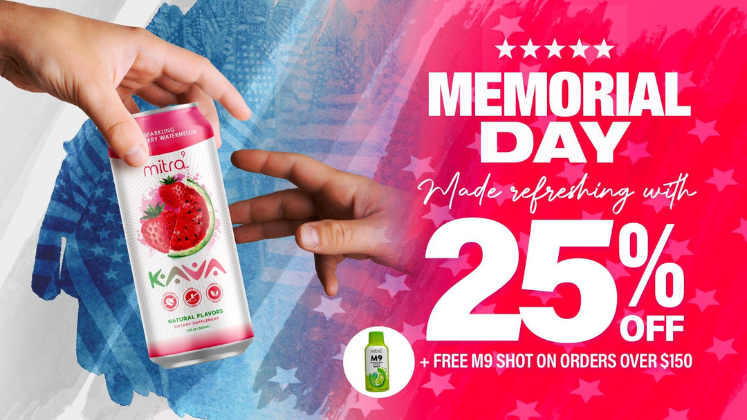 Memorial Day Special: Enjoy 25% Off On Kava & Kratom Products!