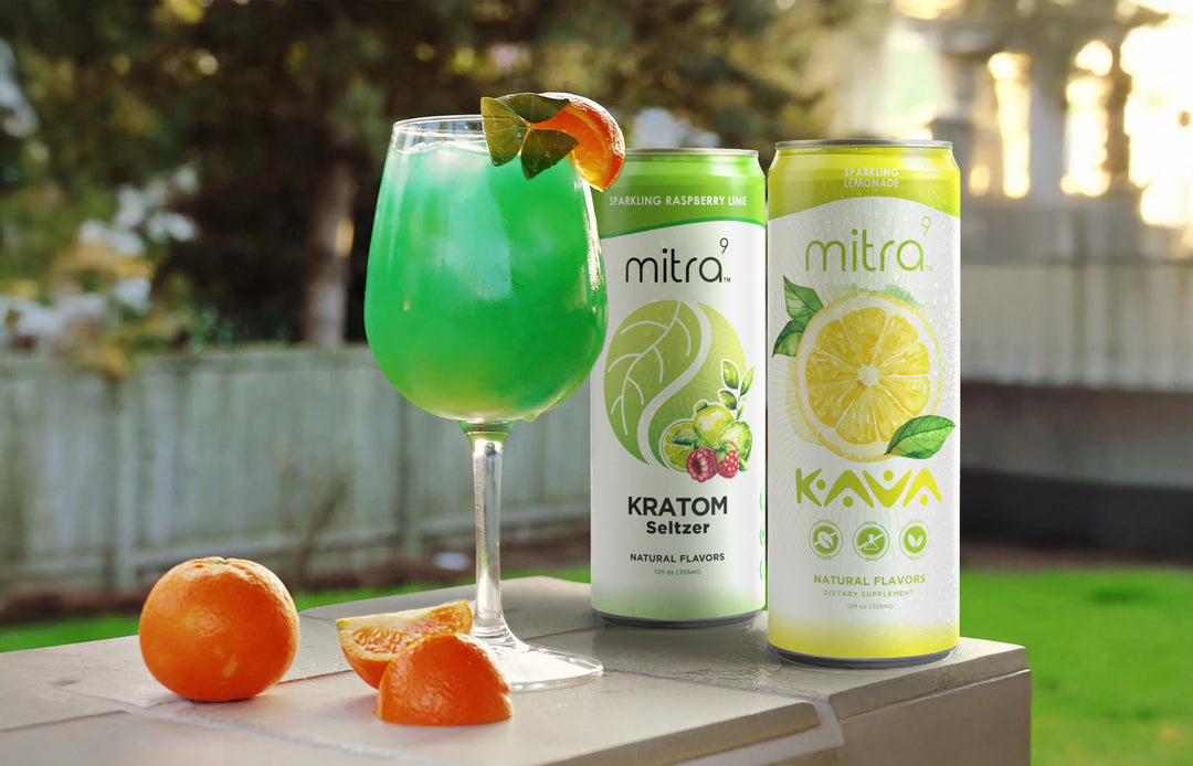 Green Party Mocktail Kava Kratom Canned Drinks