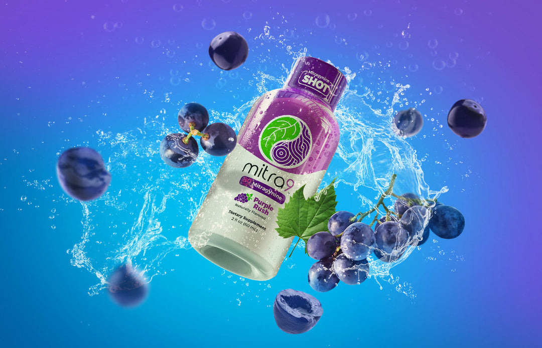 Purple Rush 2 fl oz shot kratom mitragynine