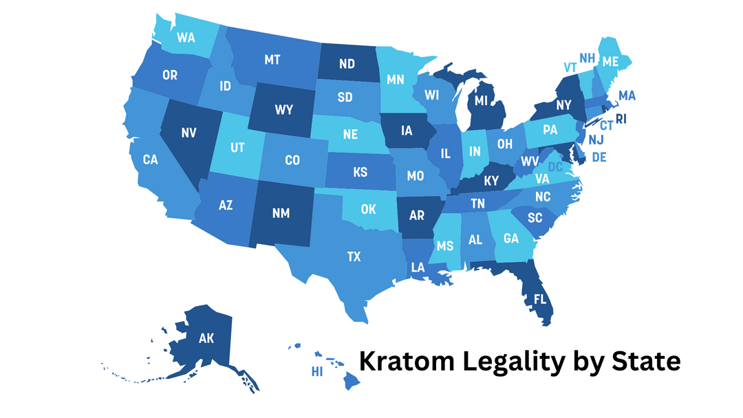 Kratom and Kava Legalities by State