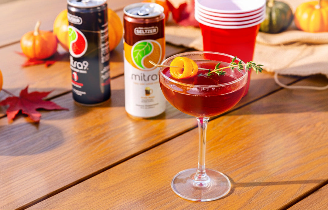 Kratom and Kava Mocktails on a Picnic Tables