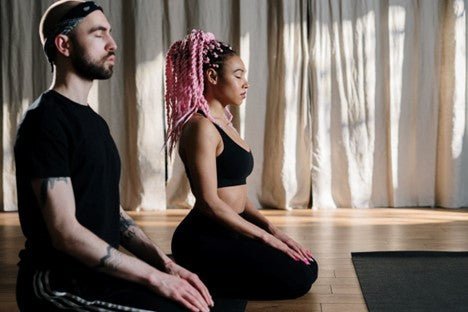 People using kava with meditation