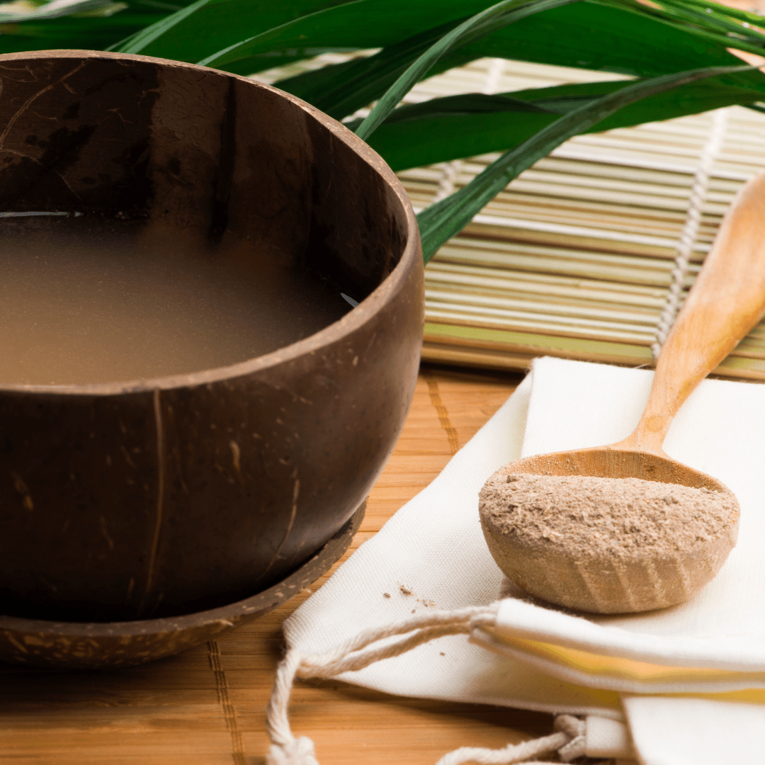 Kava bowl drink with kava powder