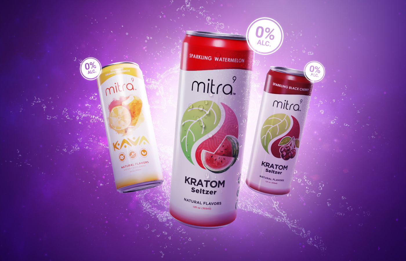 Kava Kratom Canned Drinks Non Alcoholic Seltzers