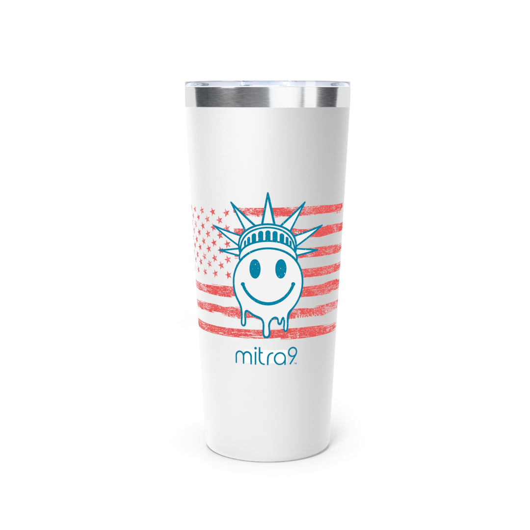 Live Free Copper Tumbler - Red, White, & Chill 2025 Edition