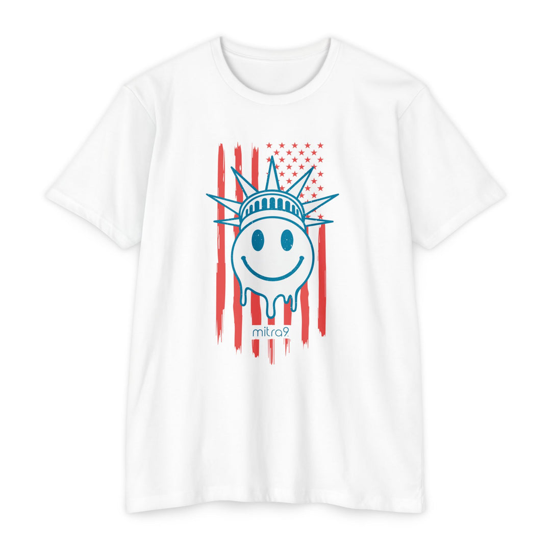 Vintage Liberty Smiley - Red, White & Chill 2025 Edition Tshirt