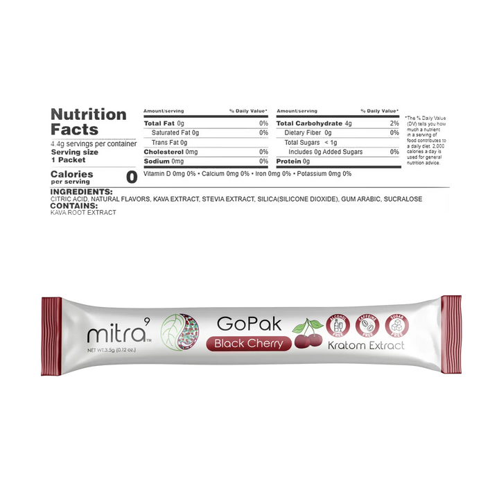 Black Cherry Kratom Powder GoPak