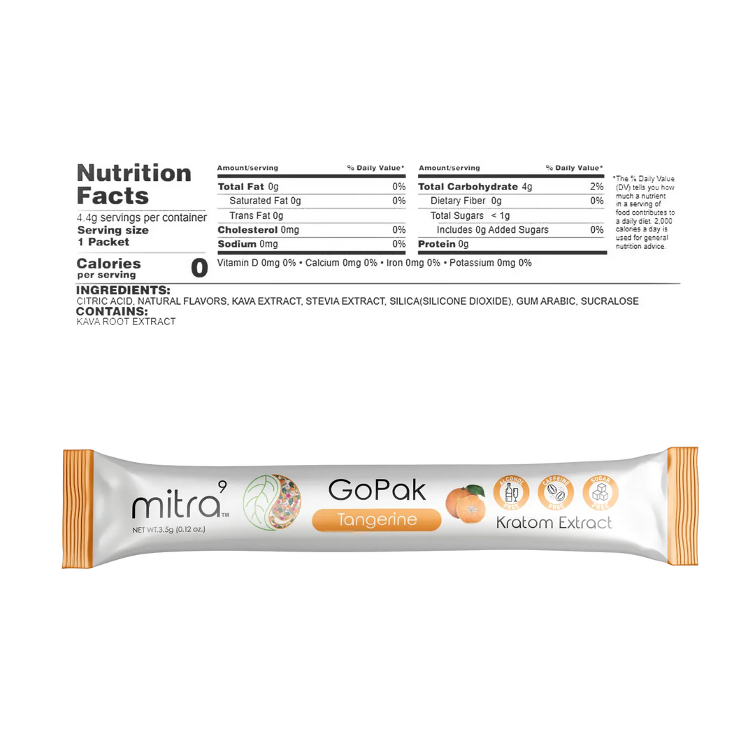 GoPak Kratom Powder Drink Mixes