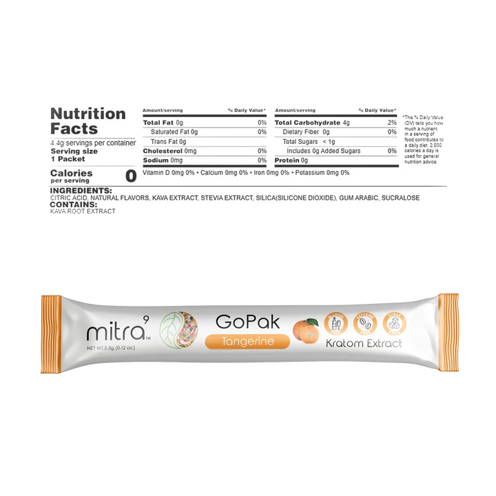 GoPak Kratom Powder Drink Mixes