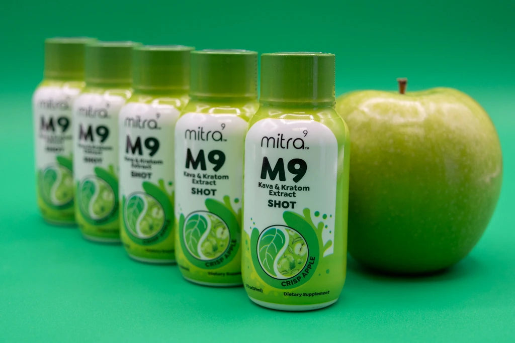 kratom shot kava green apple extract M9 Mitra9