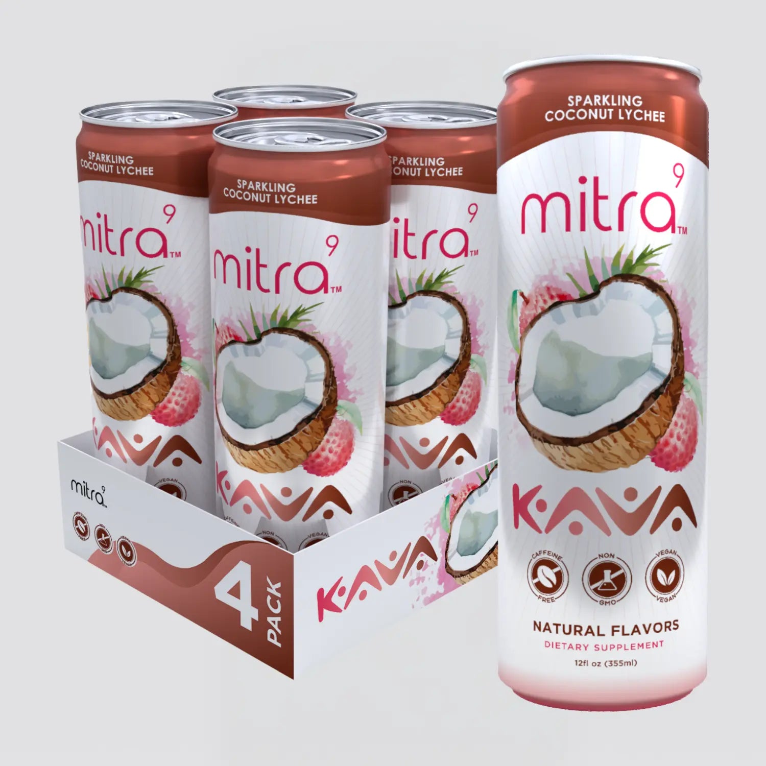 cocoha　1/10午後配達 Kava_Seltzer_CoconutLychee_4Pa