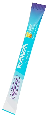 Island Punch Kava Drink Mix packet — angled view