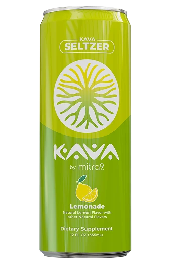 Lemonade Kava Seltzer can - front view