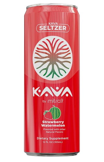 Strawberry Watermelon Kava Seltzer
