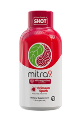 Crimson Spark Mitragynine Shot bottle — front view