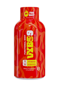 Fire Shot VYBE9 Kava + Mitragynine bottle — front view