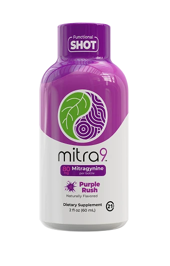 Purple Rush Mitragynine Shot bottle — front view