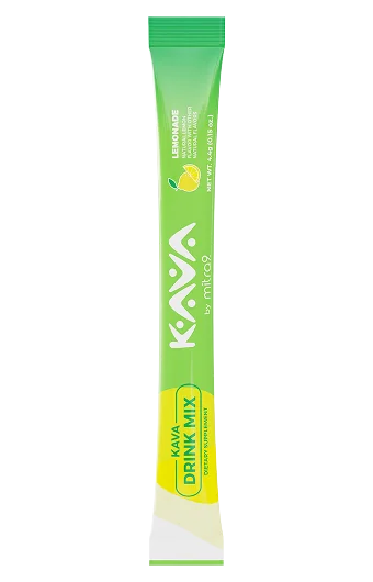 Lemonade Kava Drink Mix packet — front view