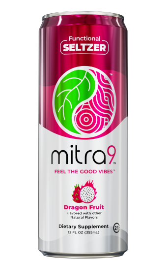 Dragon Fruit Mitragynine Seltzer can — front view