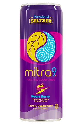 Neon Berry Mitragynine Functional Seltzer