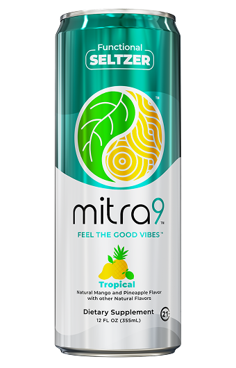 Tropical Mitragynine Seltzer can — front view