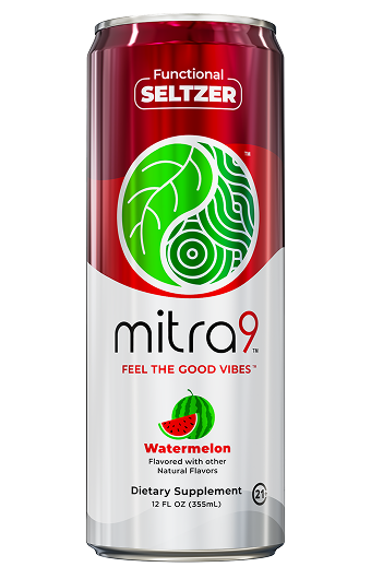 Watermelon Mitragynine Seltzer can — front view