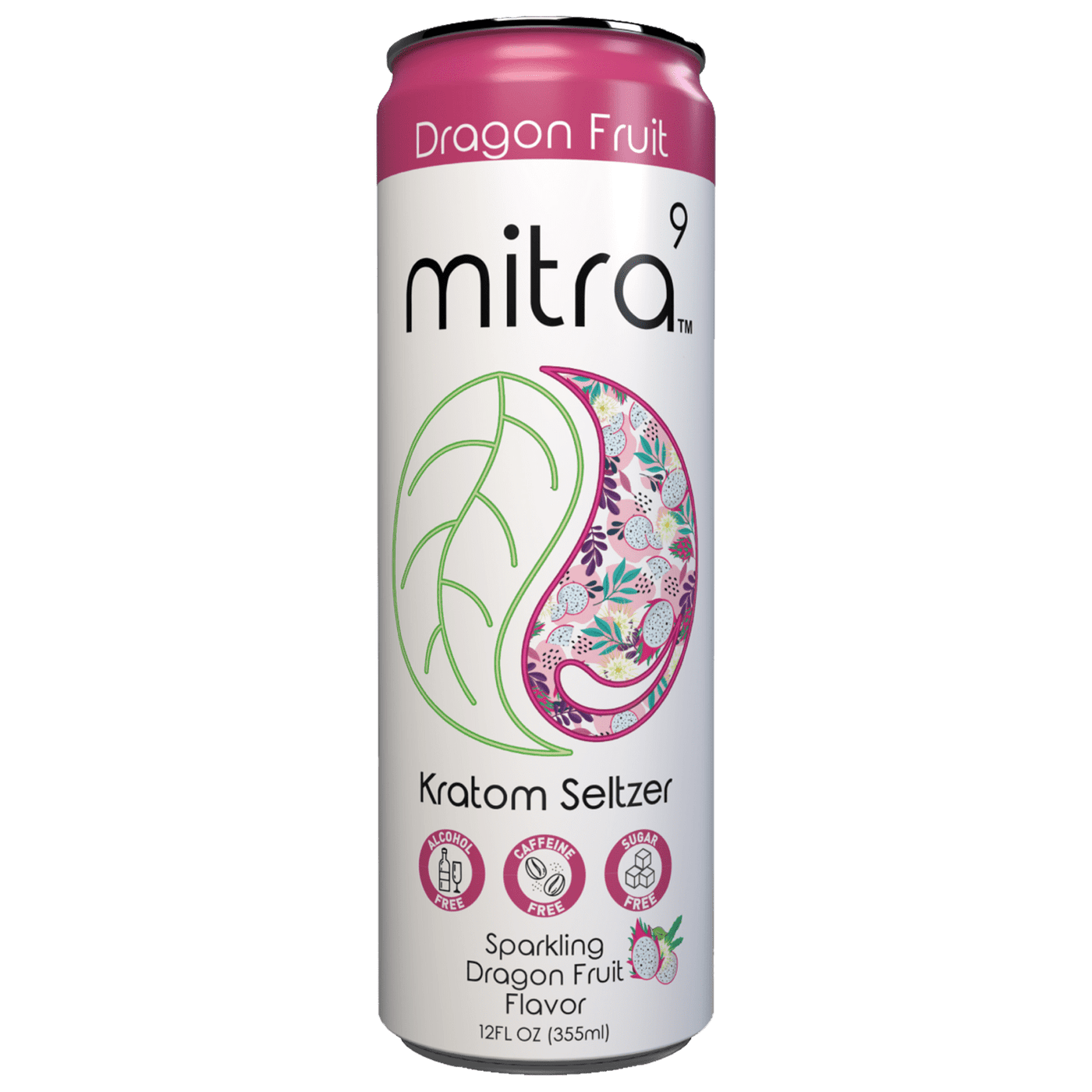 Mitra 9 Dragon Fruit Kratom Seltzer Can