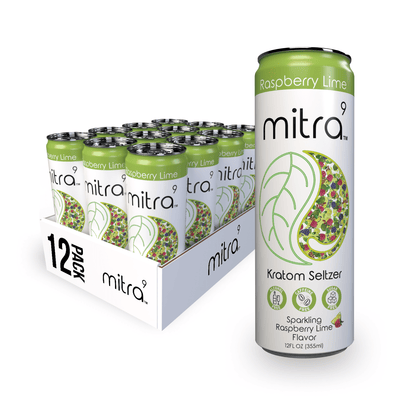 Raspberry Lime Kratom Seltzer  12 Pack