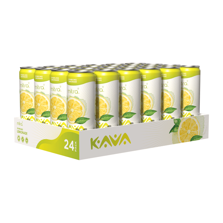 Mitra 9 kava drink in can lemonade 24 pack