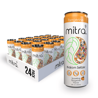 Mitra 9 Tangerine Kratom Powder Drink  24 Pack