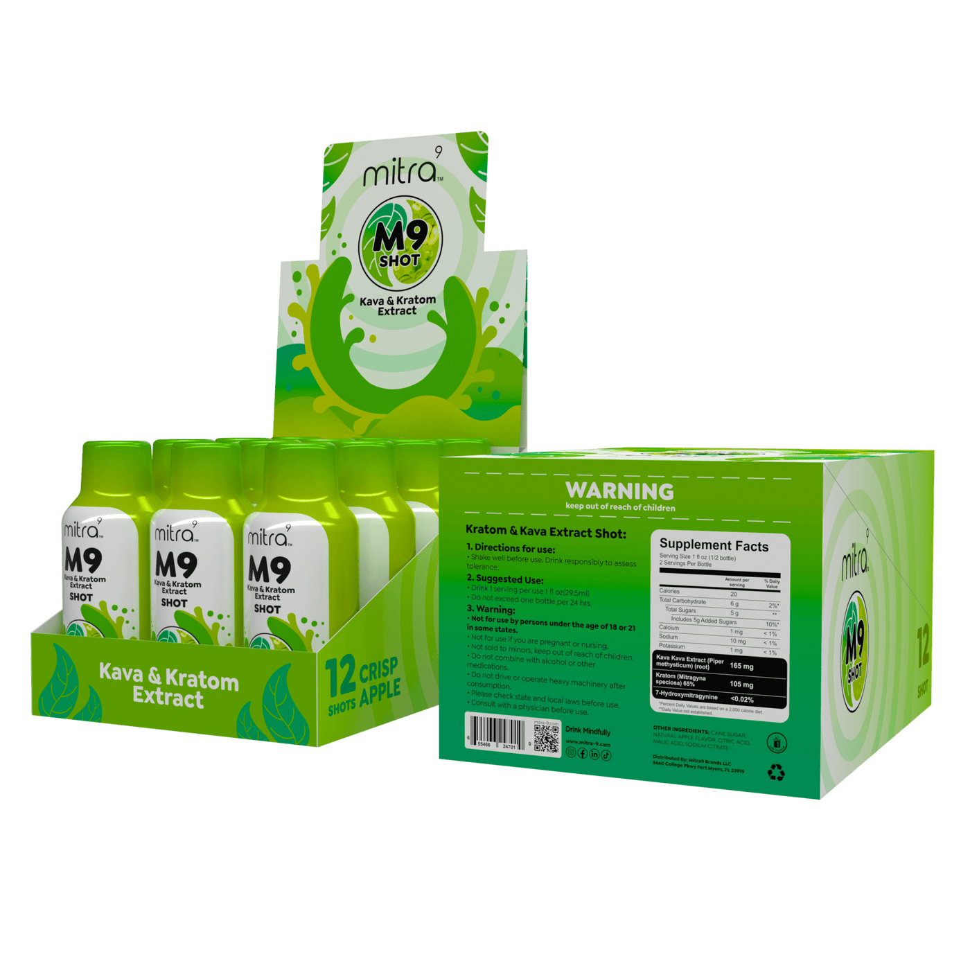 Mitra9 Kava Kratom Shot Case